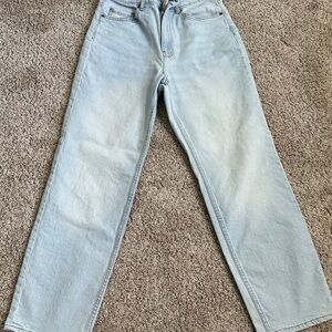 H&M Blue Straight Jeans Classic Style